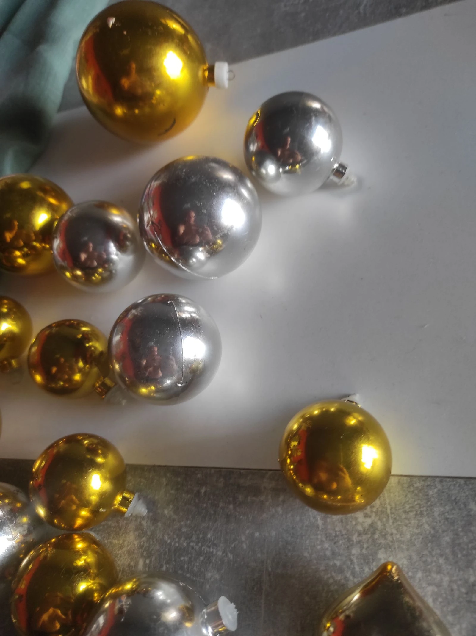 Lote 21 verschillende kerstballen – photo 8